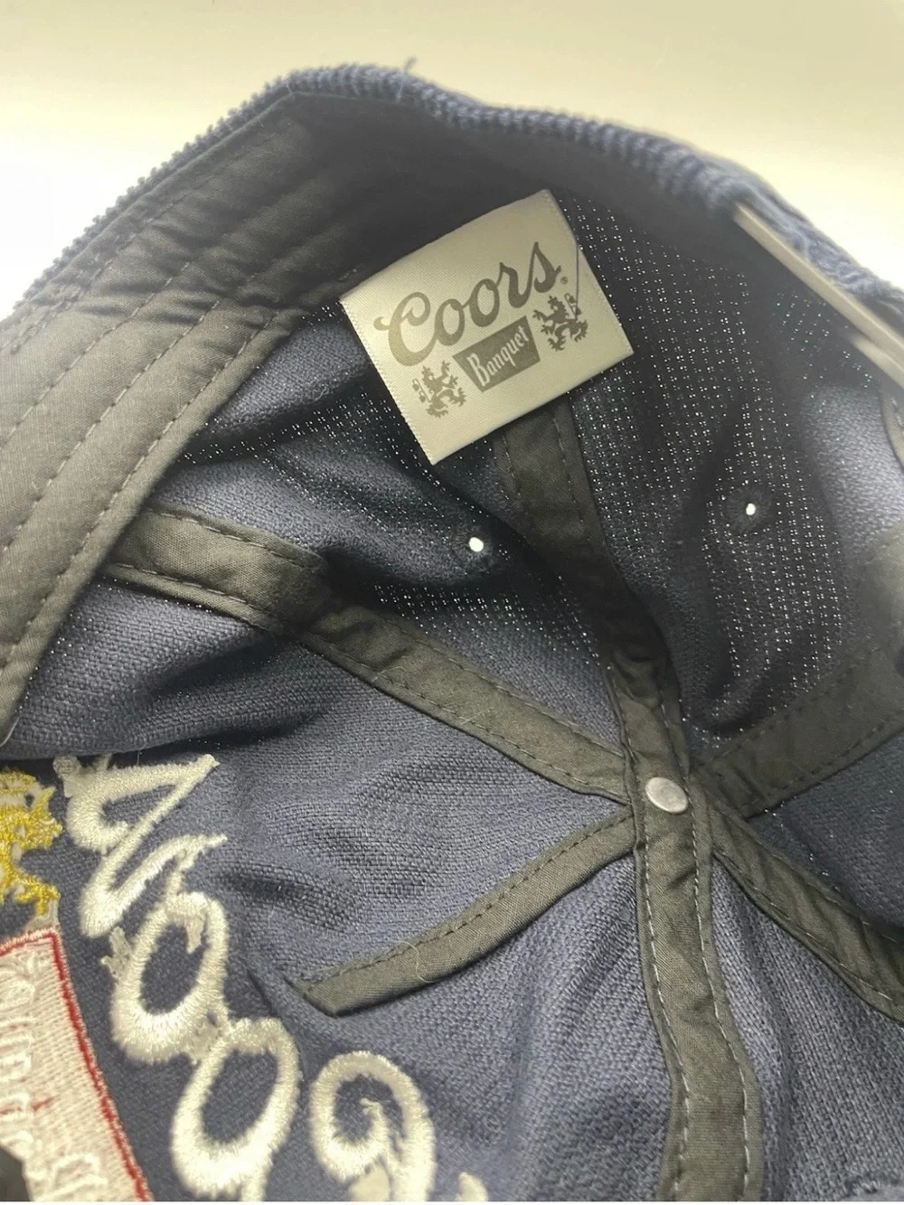 Coors Banquet Navy Corduroy Hat - Men's Baseball Cap